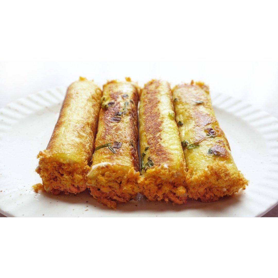 芝士肉松吐司卷