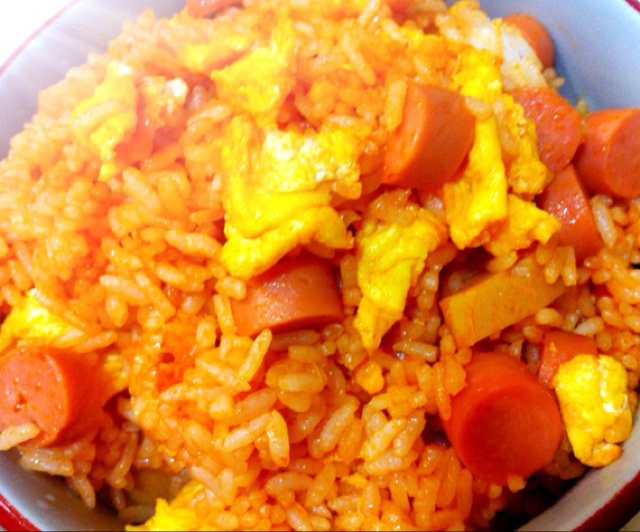 茄汁什锦炒饭