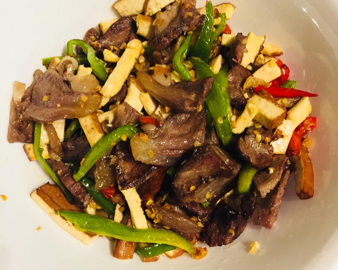 香干牛肉的做法