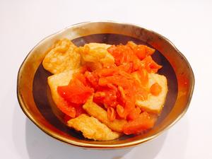 番茄枸杞炖油豆腐的做法 步骤6