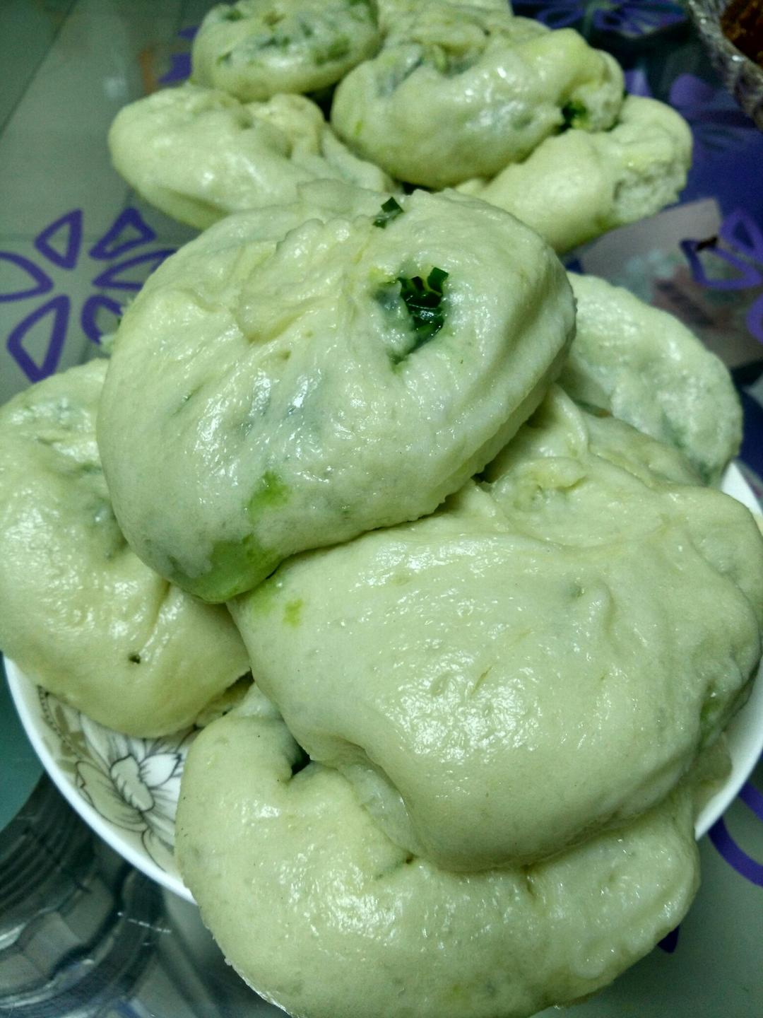韭菜馅包子