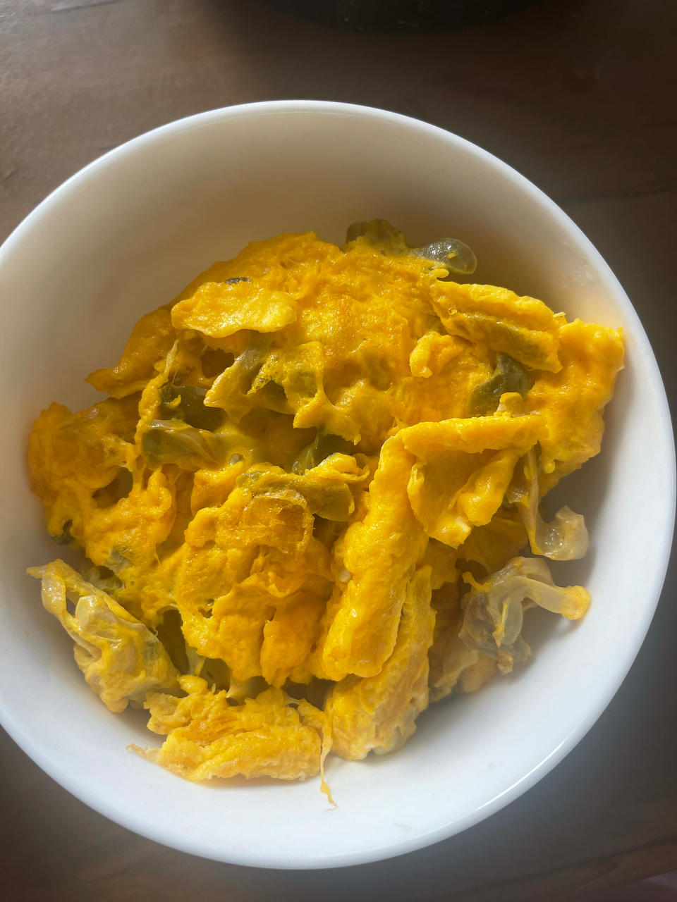 早餐好伴侣——榨菜炒鸡蛋