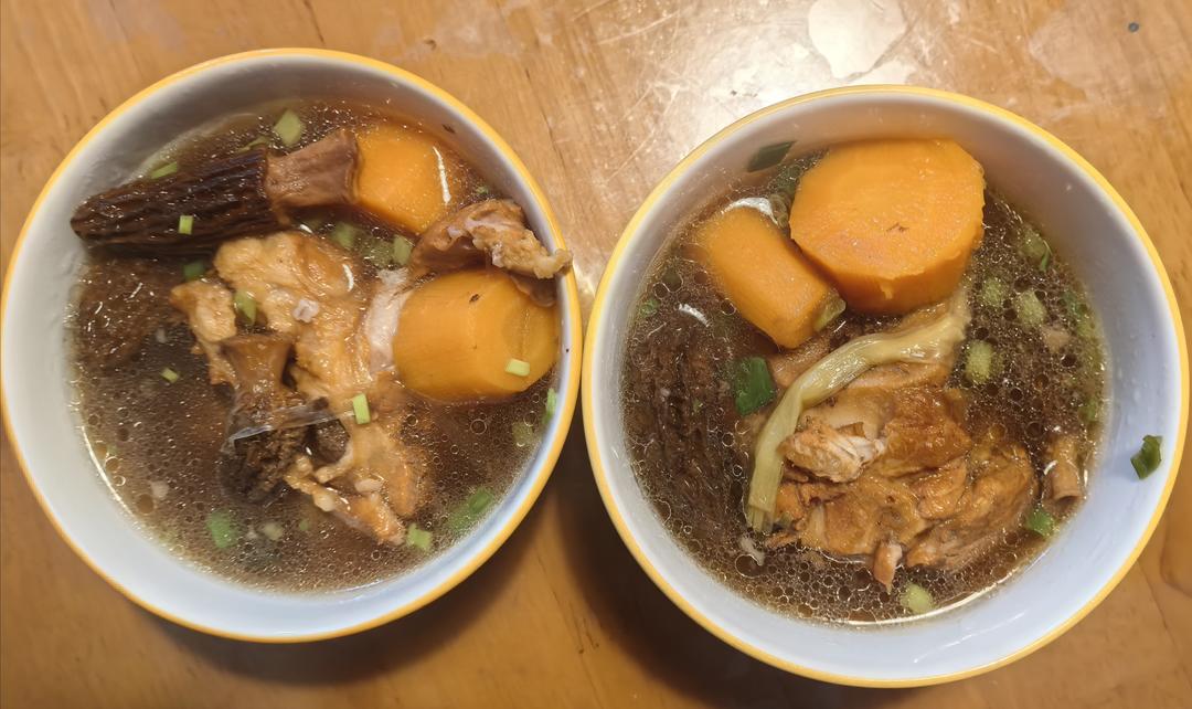 羊肚菌胡萝卜骨头汤