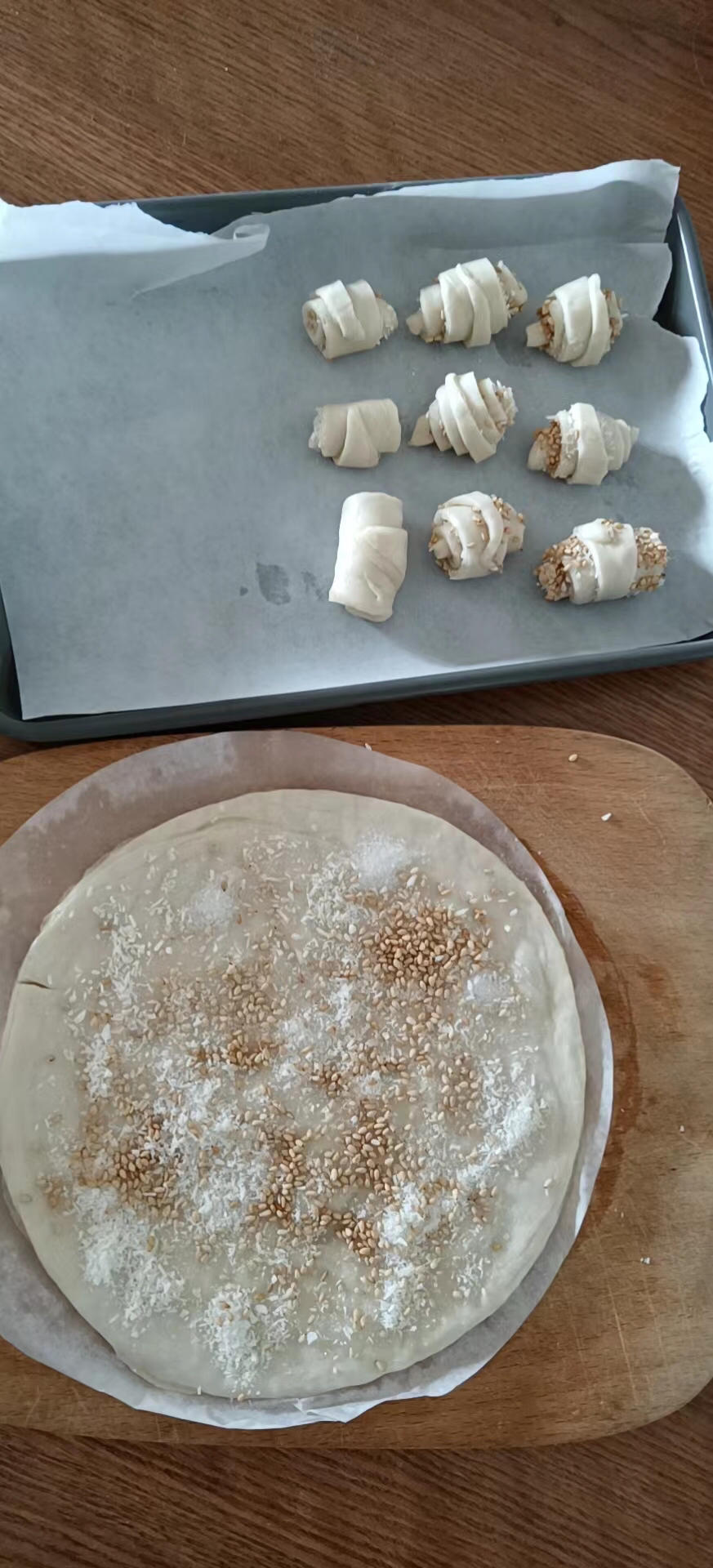 椰蓉小可颂【10月北鼎烤箱食谱】