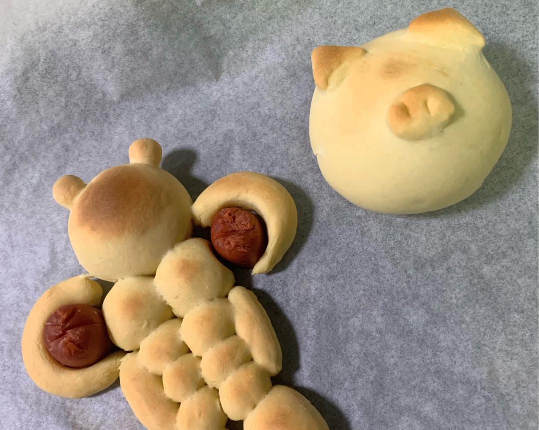 纯奶手撕吐司的做法 步骤1