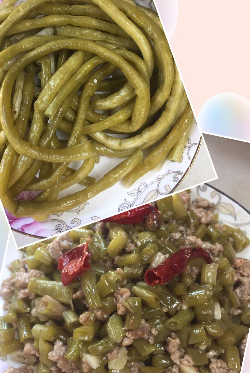 酸豆角肉沫