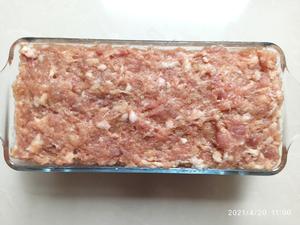 妥妥的肉感:鸡肉猪肉午餐肉（不加水，少量淀粉版）的做法 步骤6