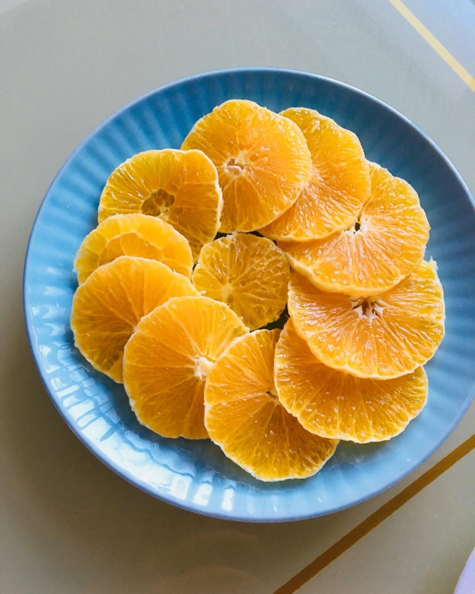 简单的生活1做的华丽丽的切橙子
