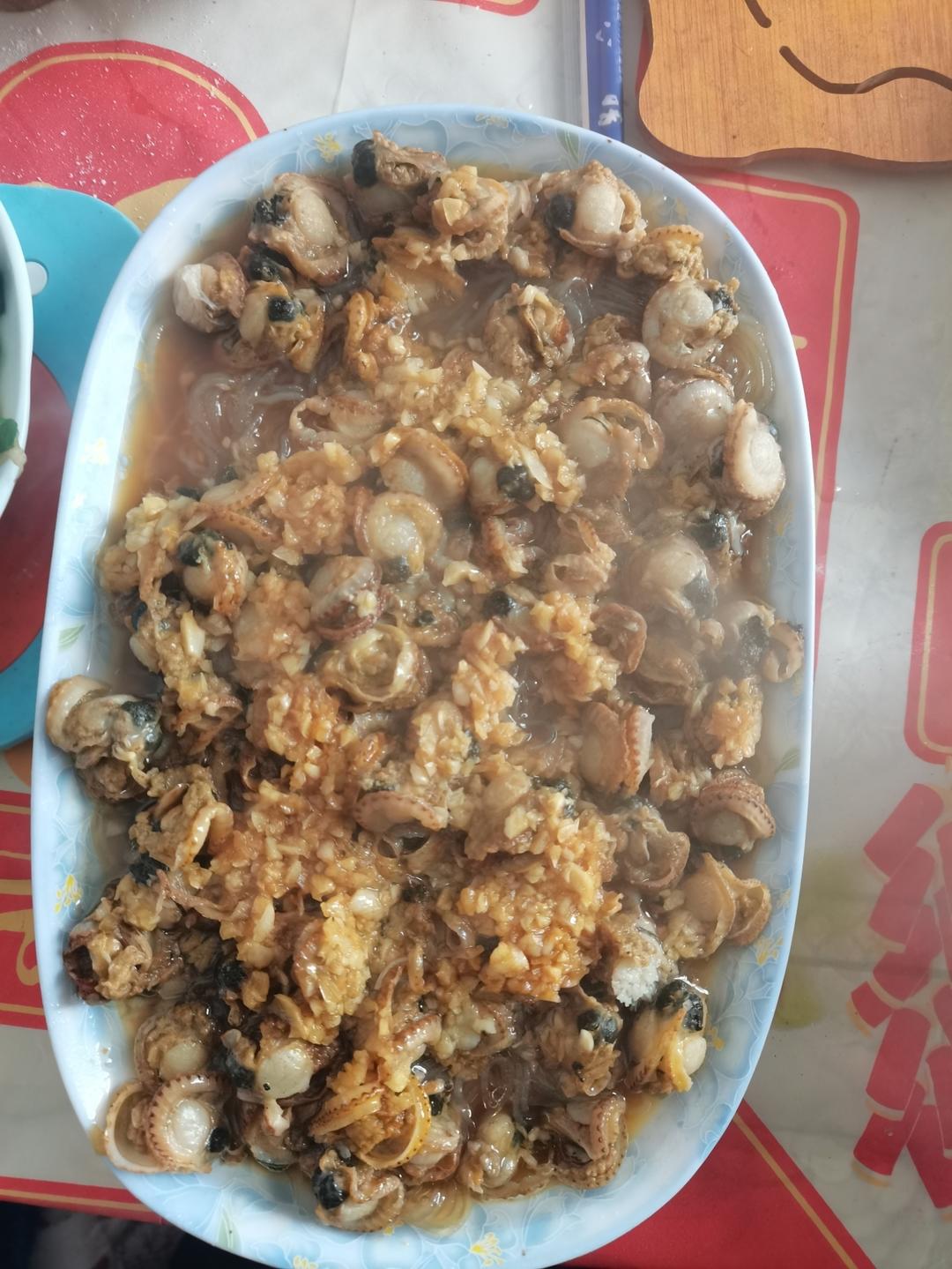 蒜蓉粉丝蒸扇贝