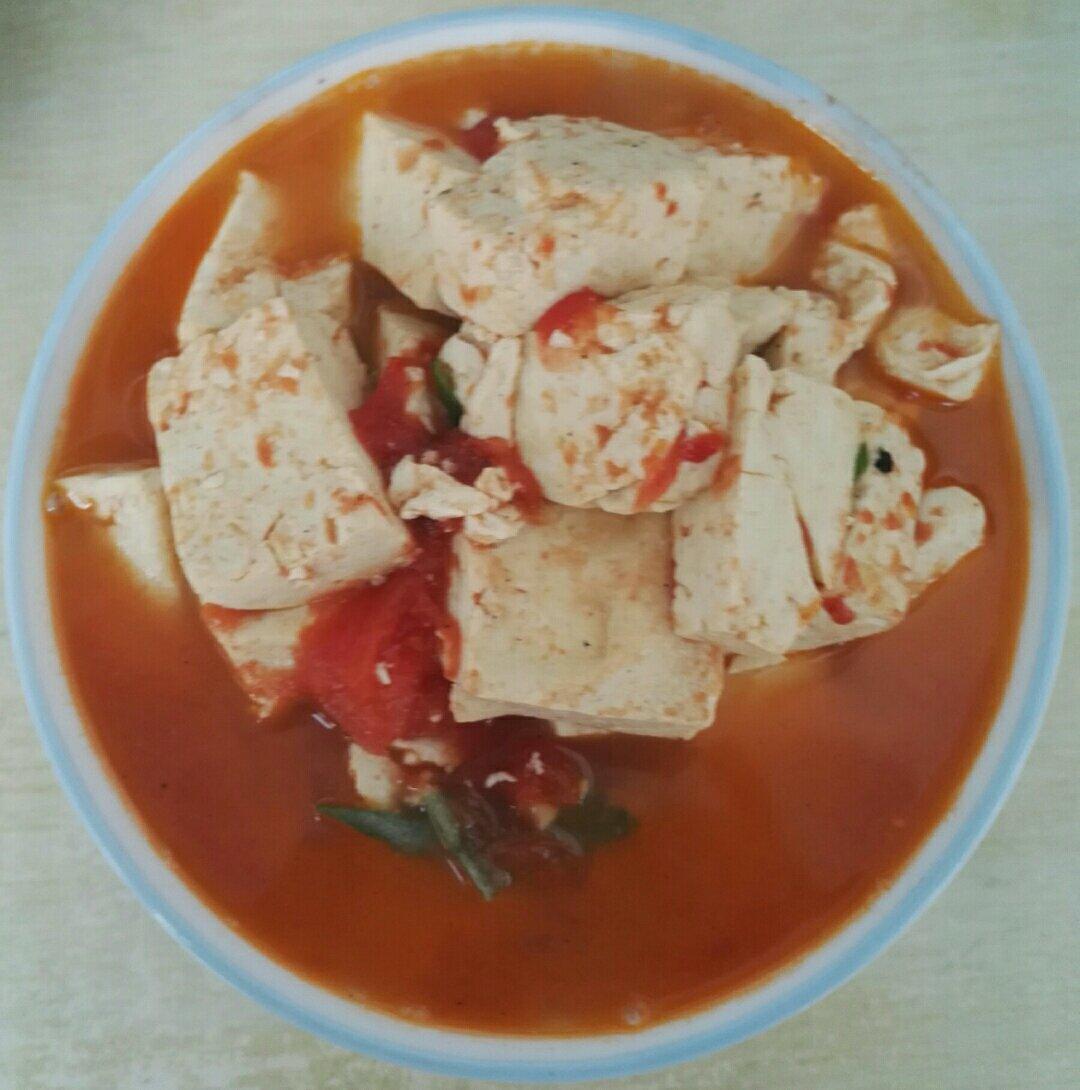 番茄炖豆腐