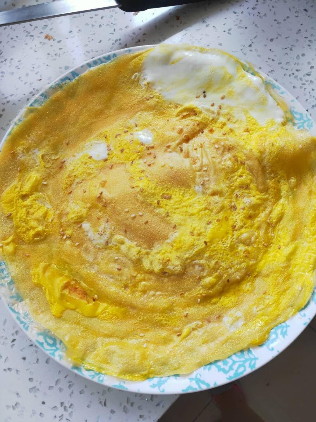 无油纯玉米面煎饼