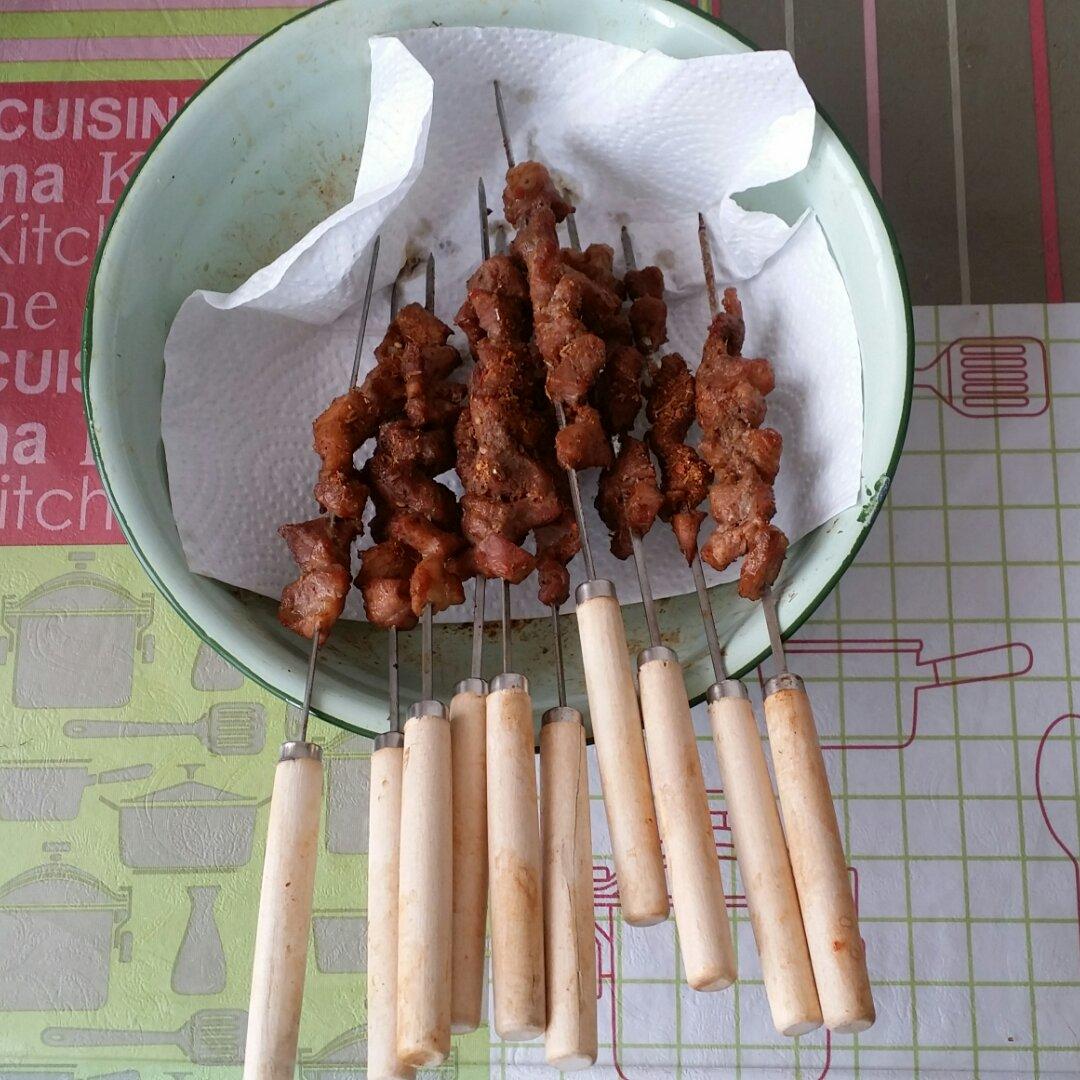 酱烤彩椒鸡肉串