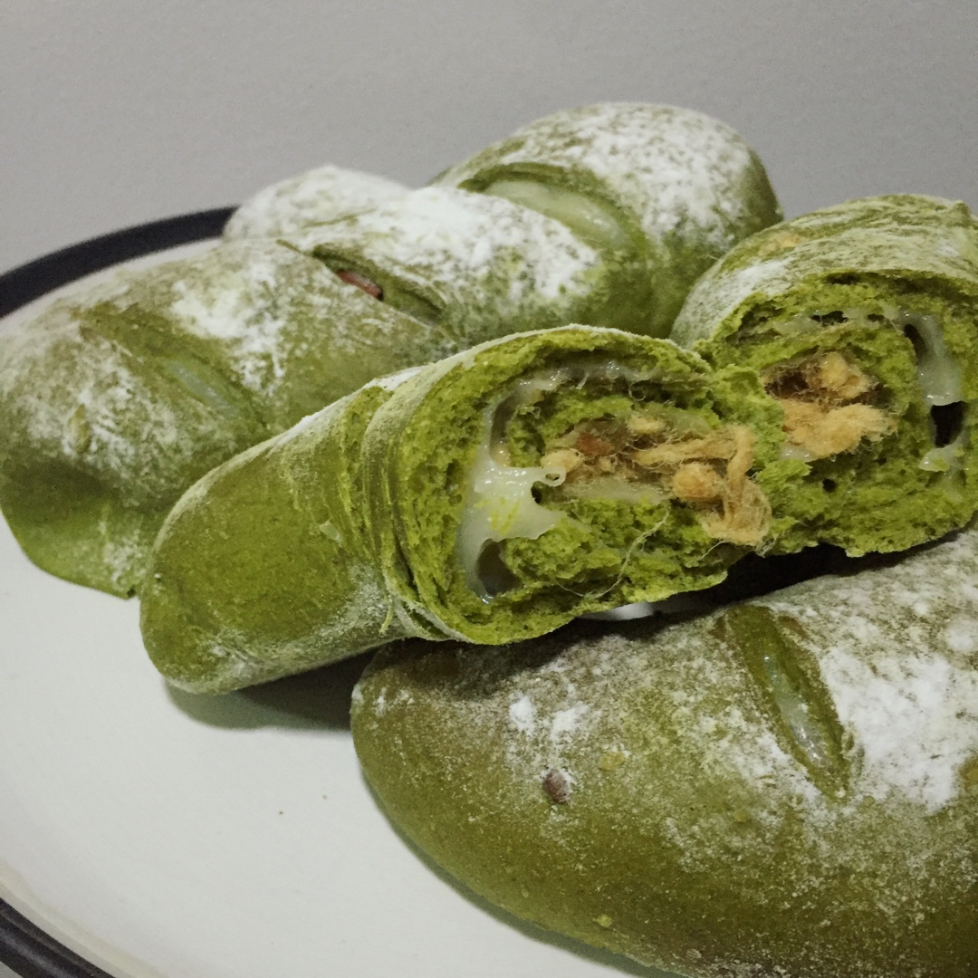 麻薯夹心抹茶软欧