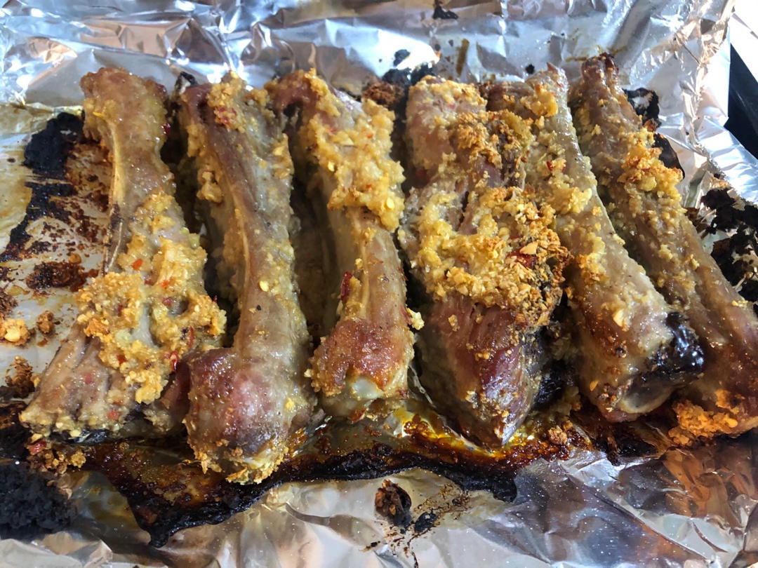 香到骨头里的蒜香排骨（烤箱）