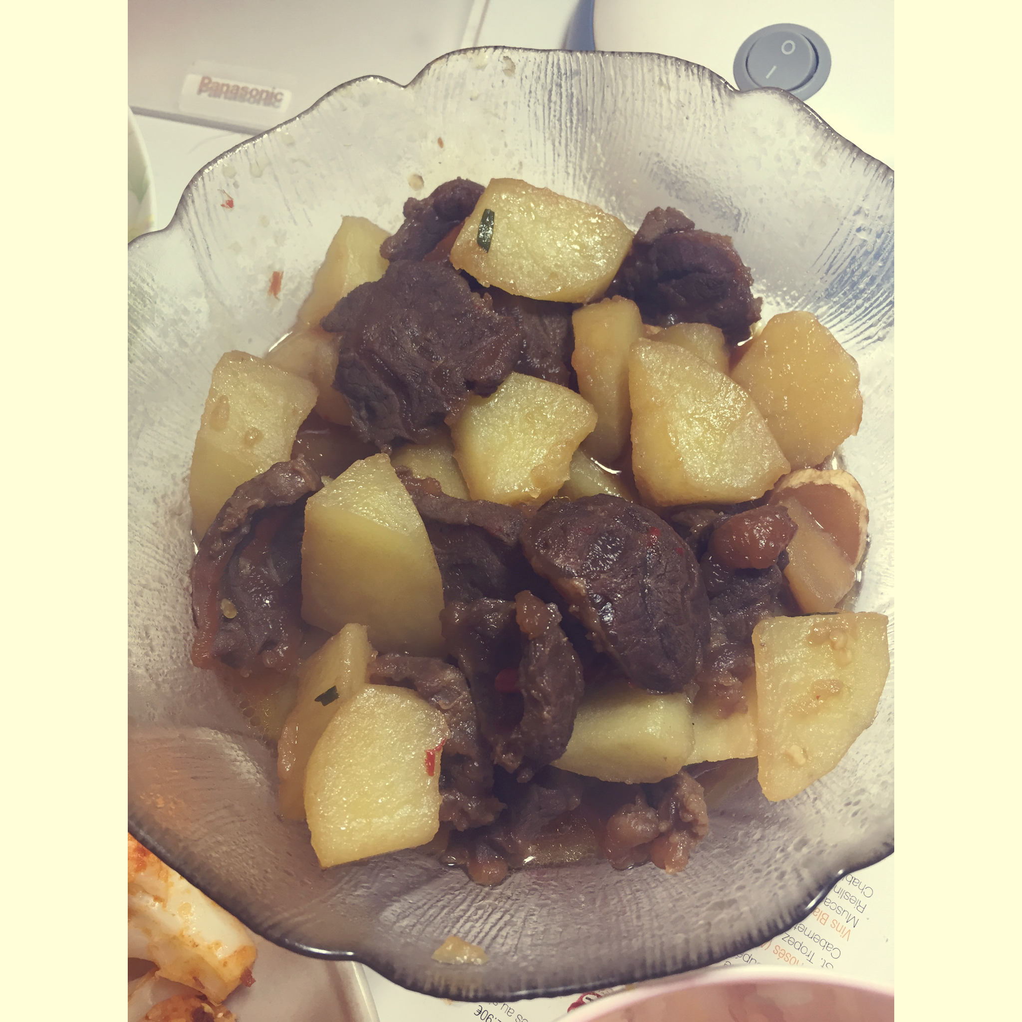 胡萝卜土豆烧牛腩