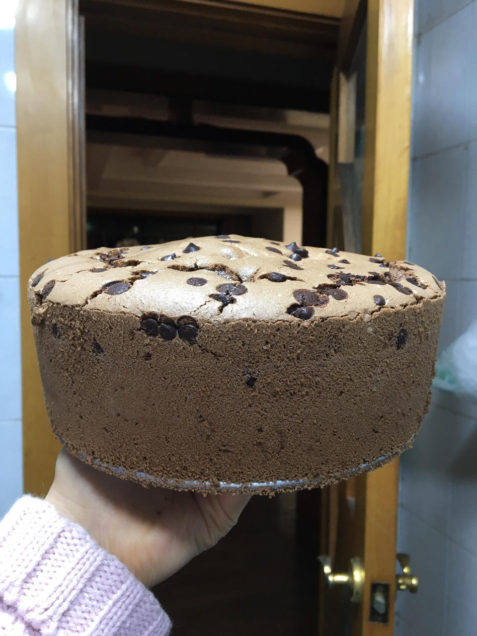 可可戚风蛋糕～8寸～百分百成功