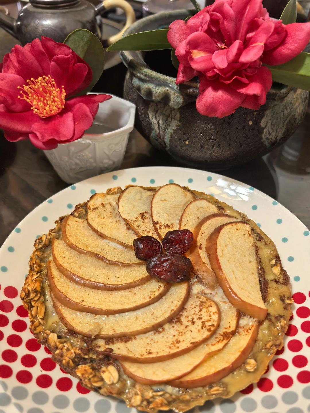 香蕉燕麦肉桂苹果派