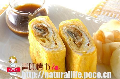 鳗鱼玉子烧鸡蛋卷的做法