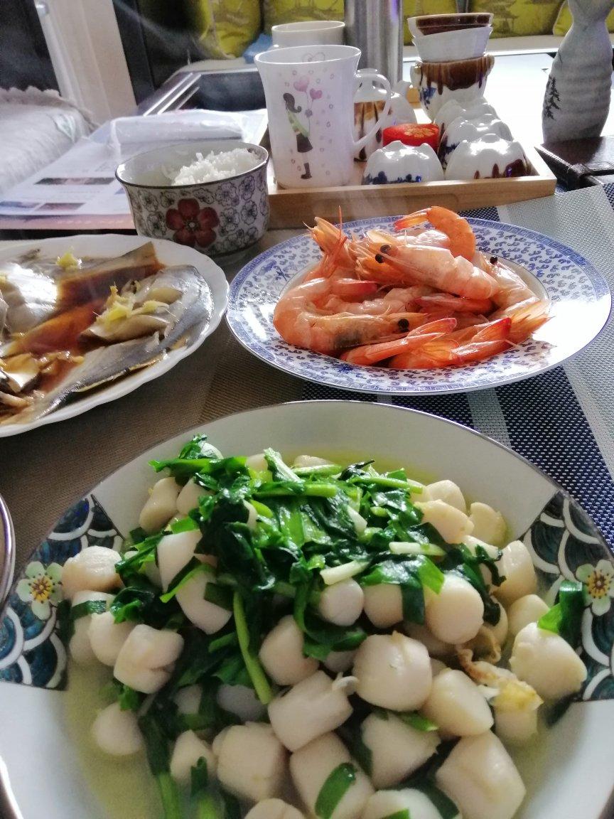 韭菜炒鲜贝