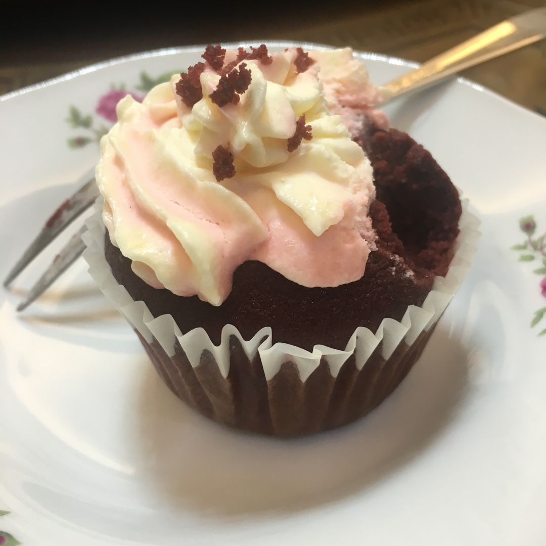 传统红丝绒杯子蛋糕（极软无泡打粉）Red velvet cupcake