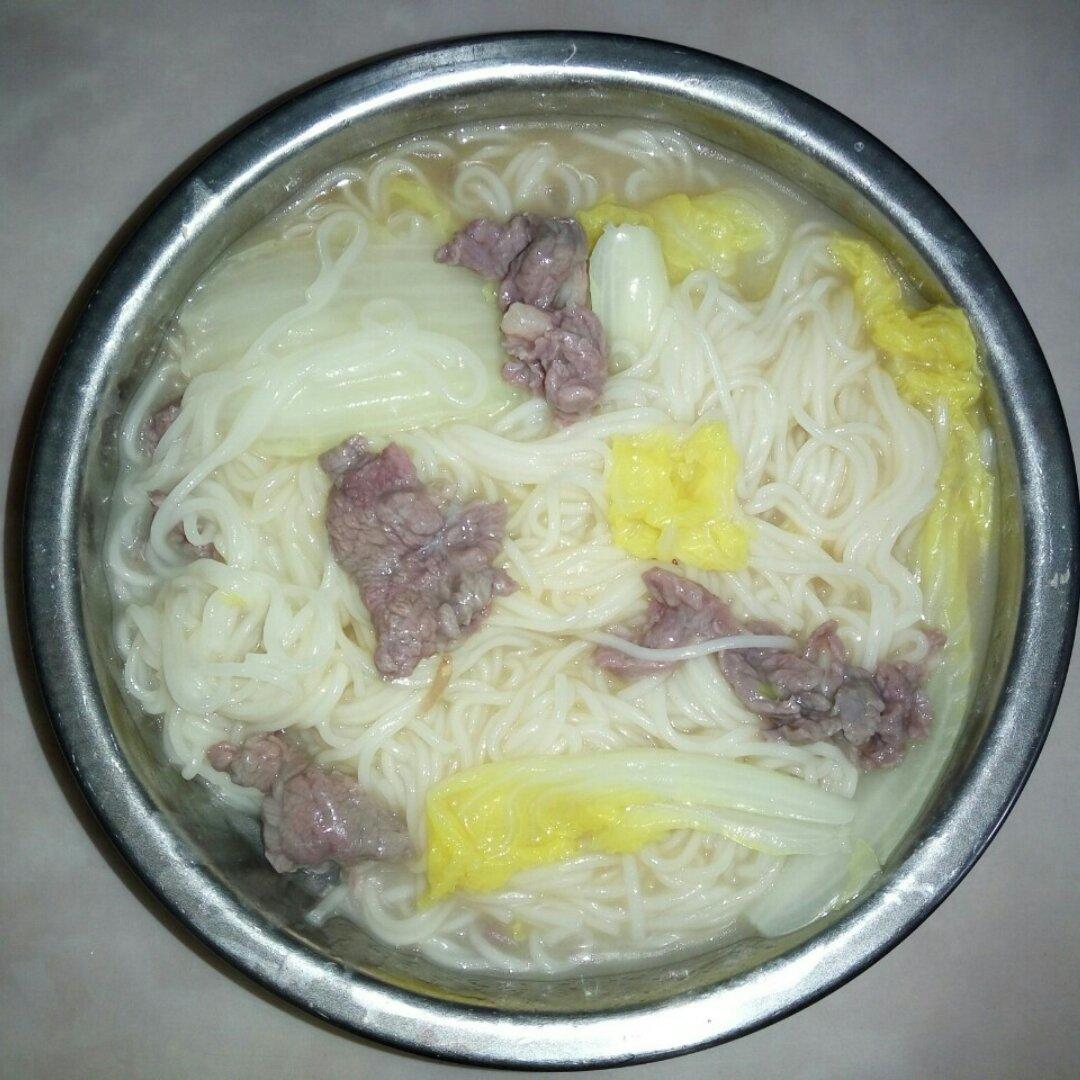青菜牛肉面