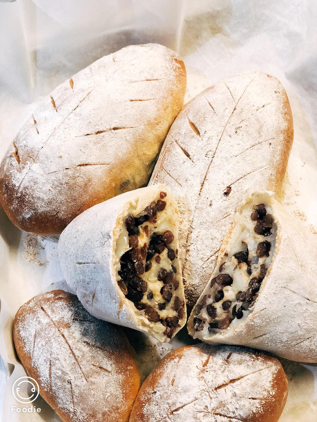 肉松/红豆麻薯软欧包的做法