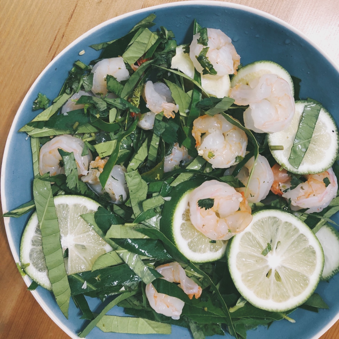 泰式青柠香茅浸虾 | Thai Lemongrass Flavored Shrimp
