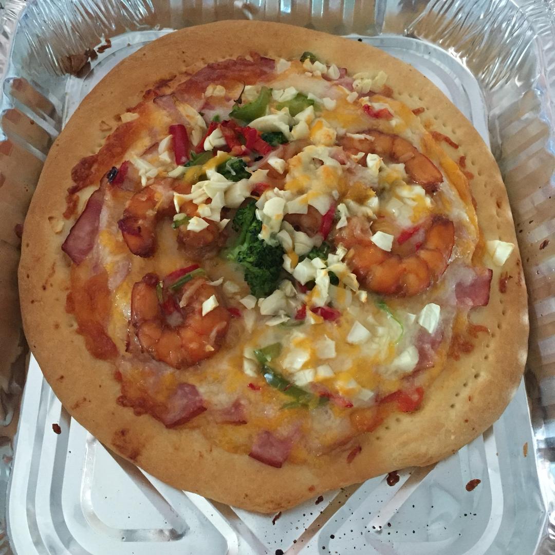 自制厚底披萨面饼