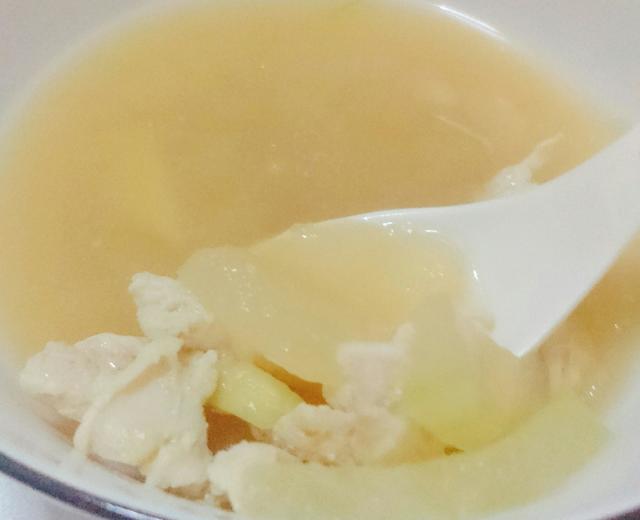 冬瓜鸡片味噌汤