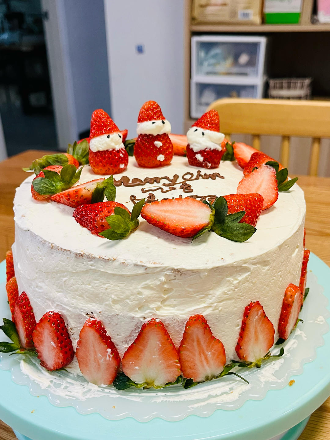 草莓生日奶油蛋糕（八寸）