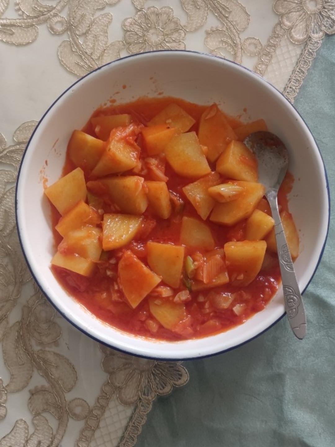 西红柿炒土豆