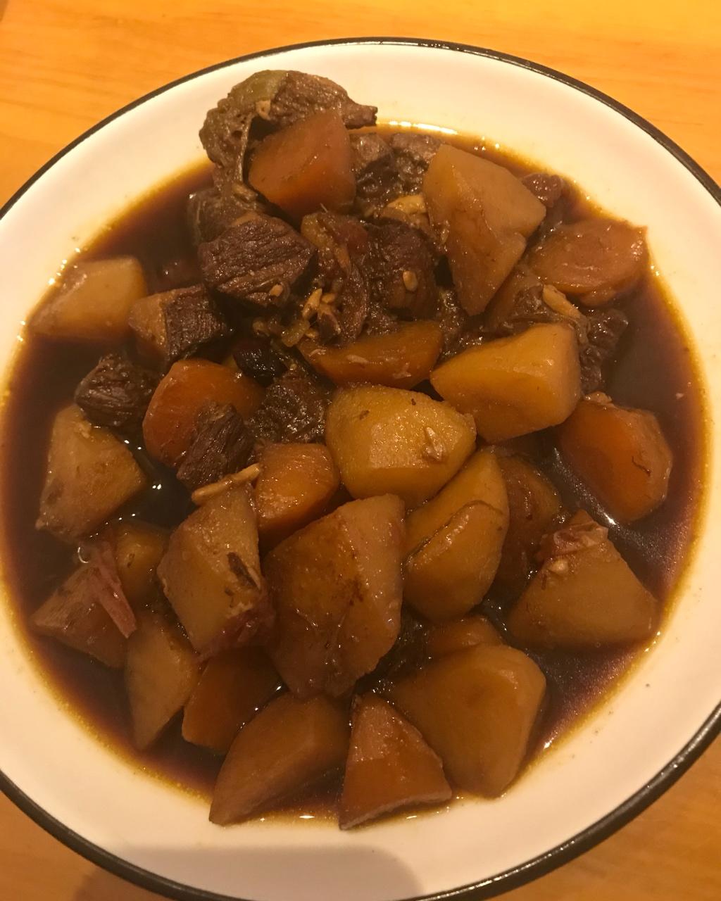 土豆炖牛肉