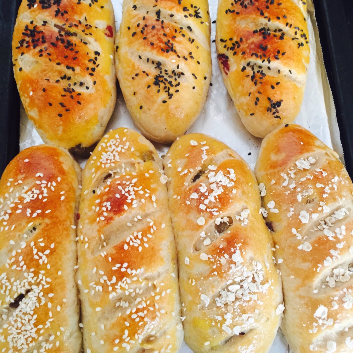 蔓越莓全麦黑糖面包