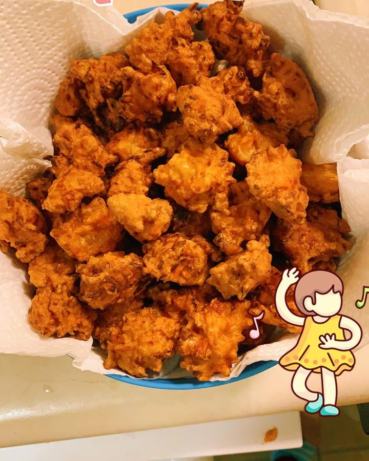炸胡萝卜素丸子