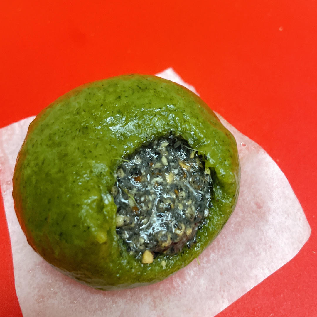 青团——客家艾糍花生芝麻流沙馅