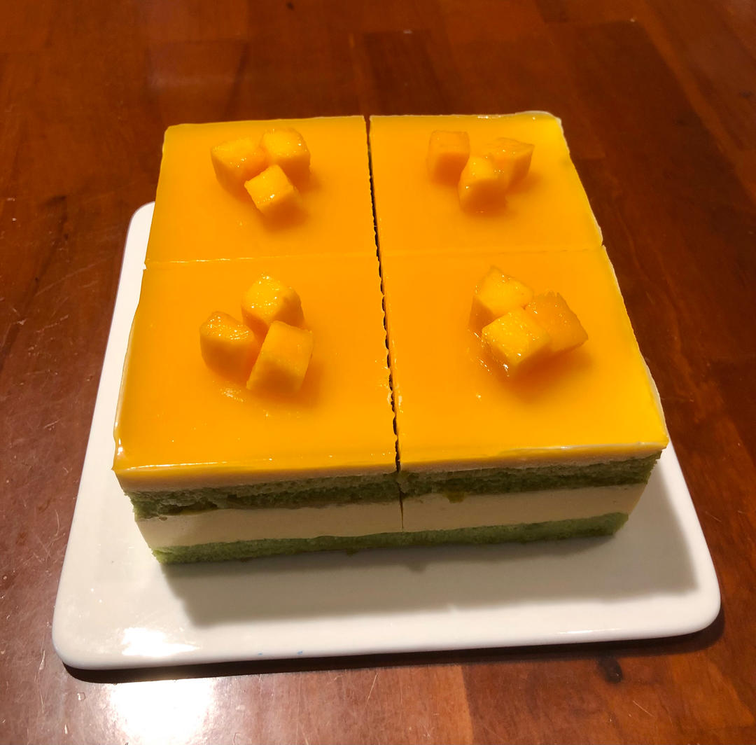 高颜值❗️芒果芝士斑斓慕斯｜有颜有料！超好吃🔥