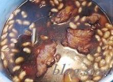 酱色猪蹄炖黄豆的做法 步骤11