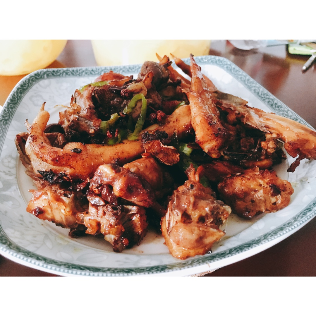 梭子蟹doring做的干煸鸡丁