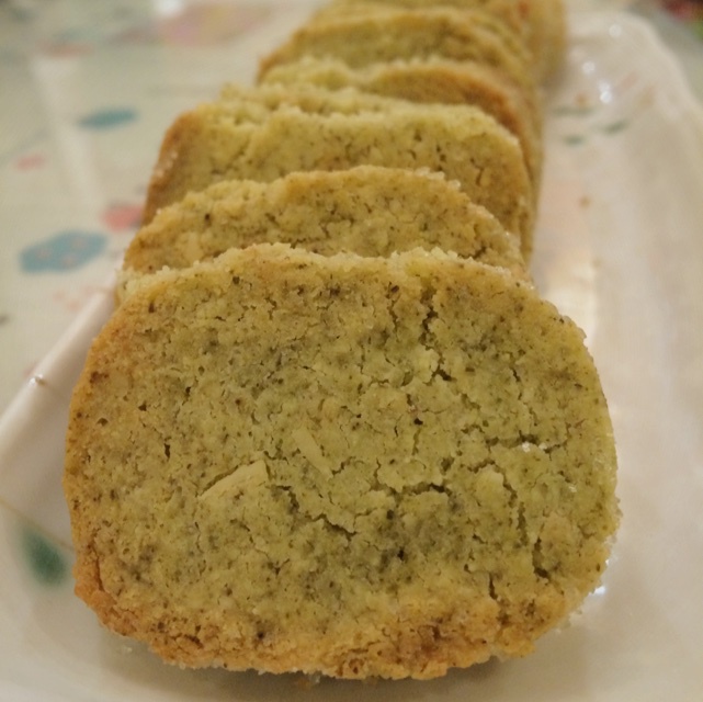 微苦抹茶沙布列酥饼