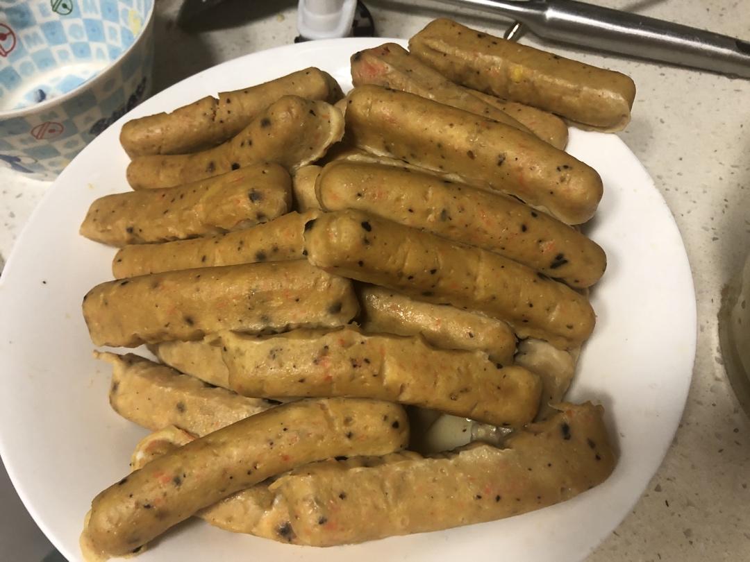 不用灌肠，超简单自制香肠，宝宝手指食物