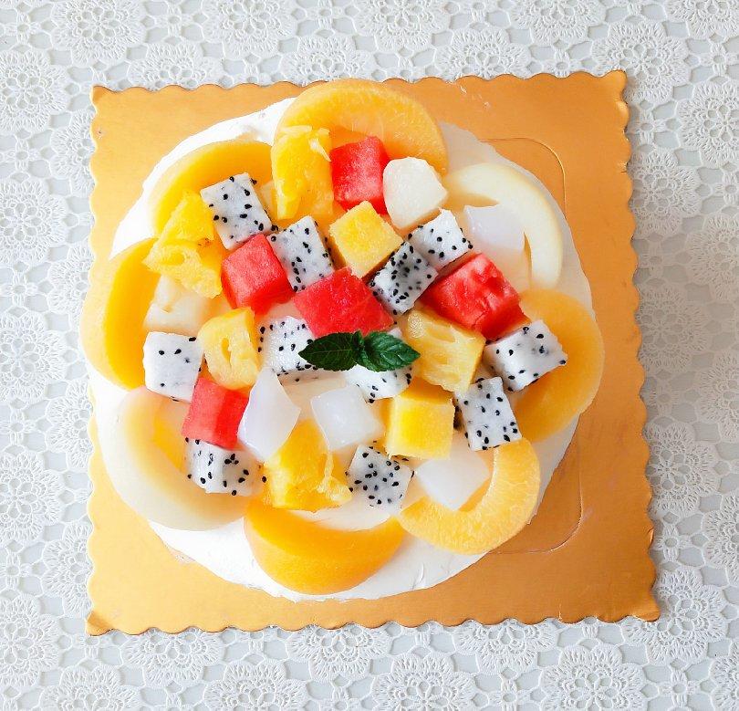 普通面粉版8寸戚风蛋糕(内附低筋面粉做法)