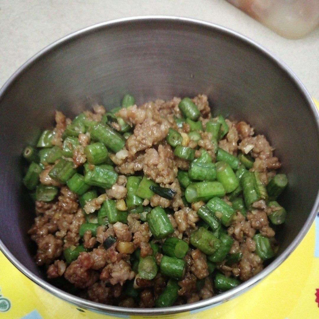 豆角肉末下饭菜