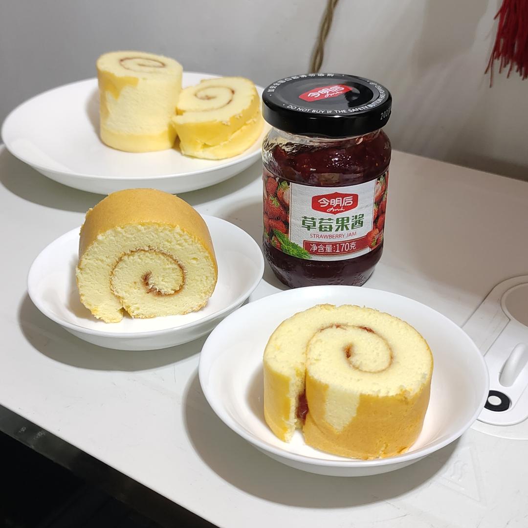 原味蛋糕卷㊙️不掉皮不开裂配方分享