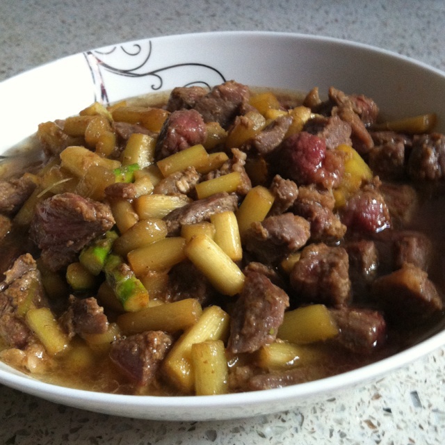 【曼食慢语】蚝油芦笋牛肉粒