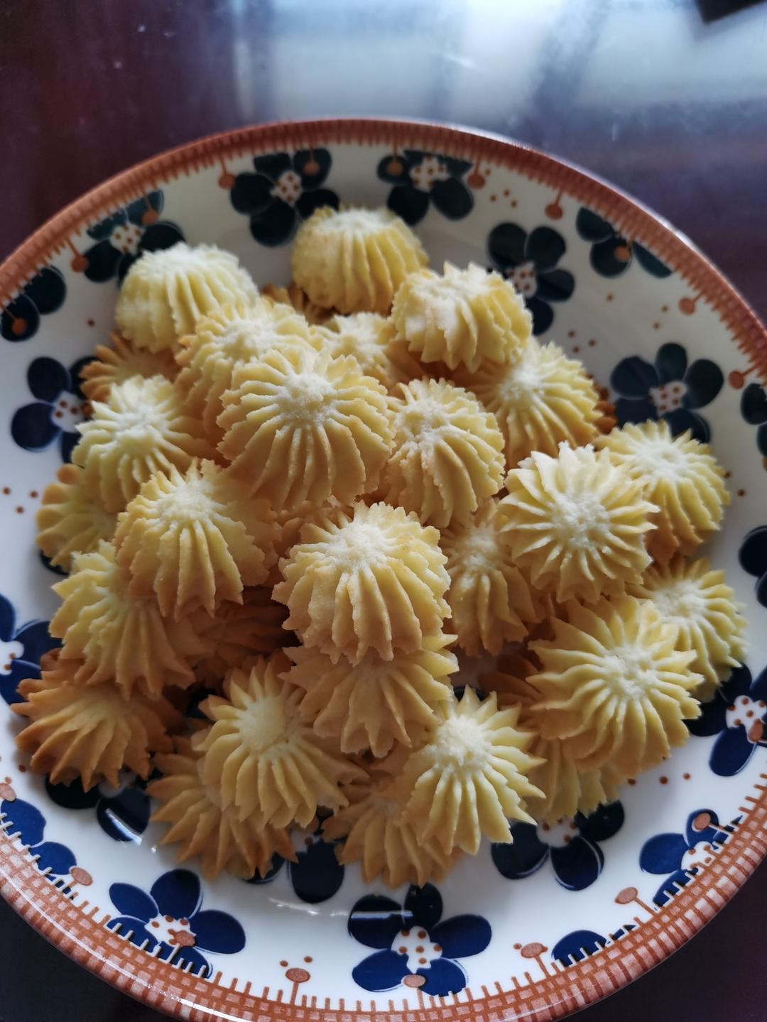 曲奇饼干，完美配方超好挤，酥到不敢碰，一个月还能酥掉渣