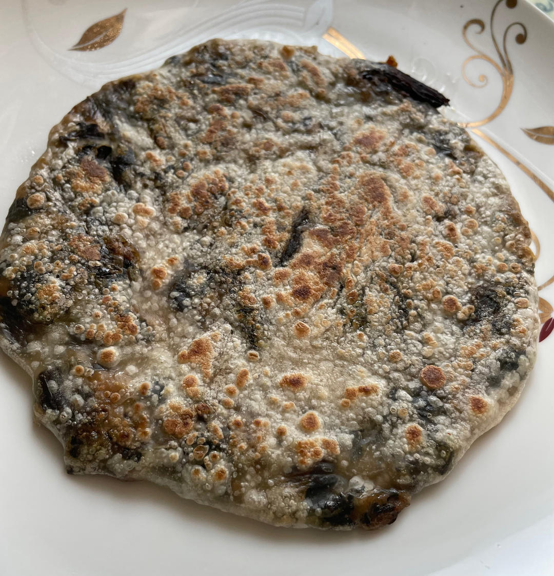 梅干菜肉饼（平底锅煎和烤箱烤两种吃法）