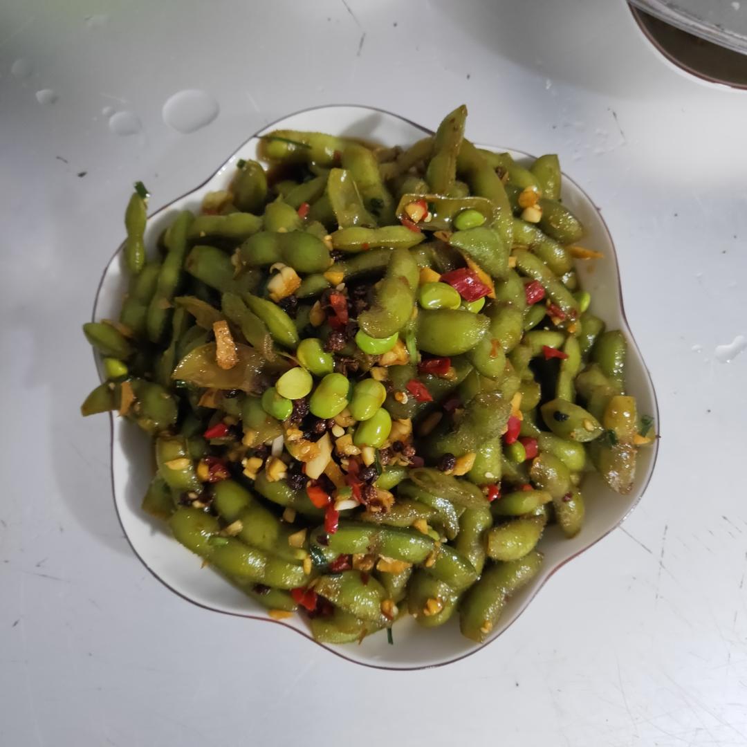 夏日爽口凉拌毛豆