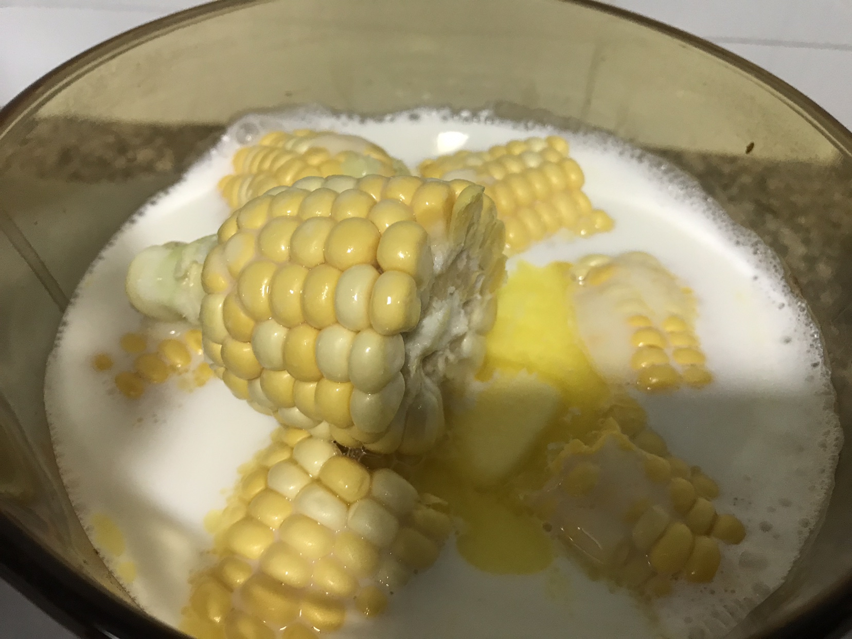 肯德基同款牛奶黄油玉米🌽的做法 步骤2