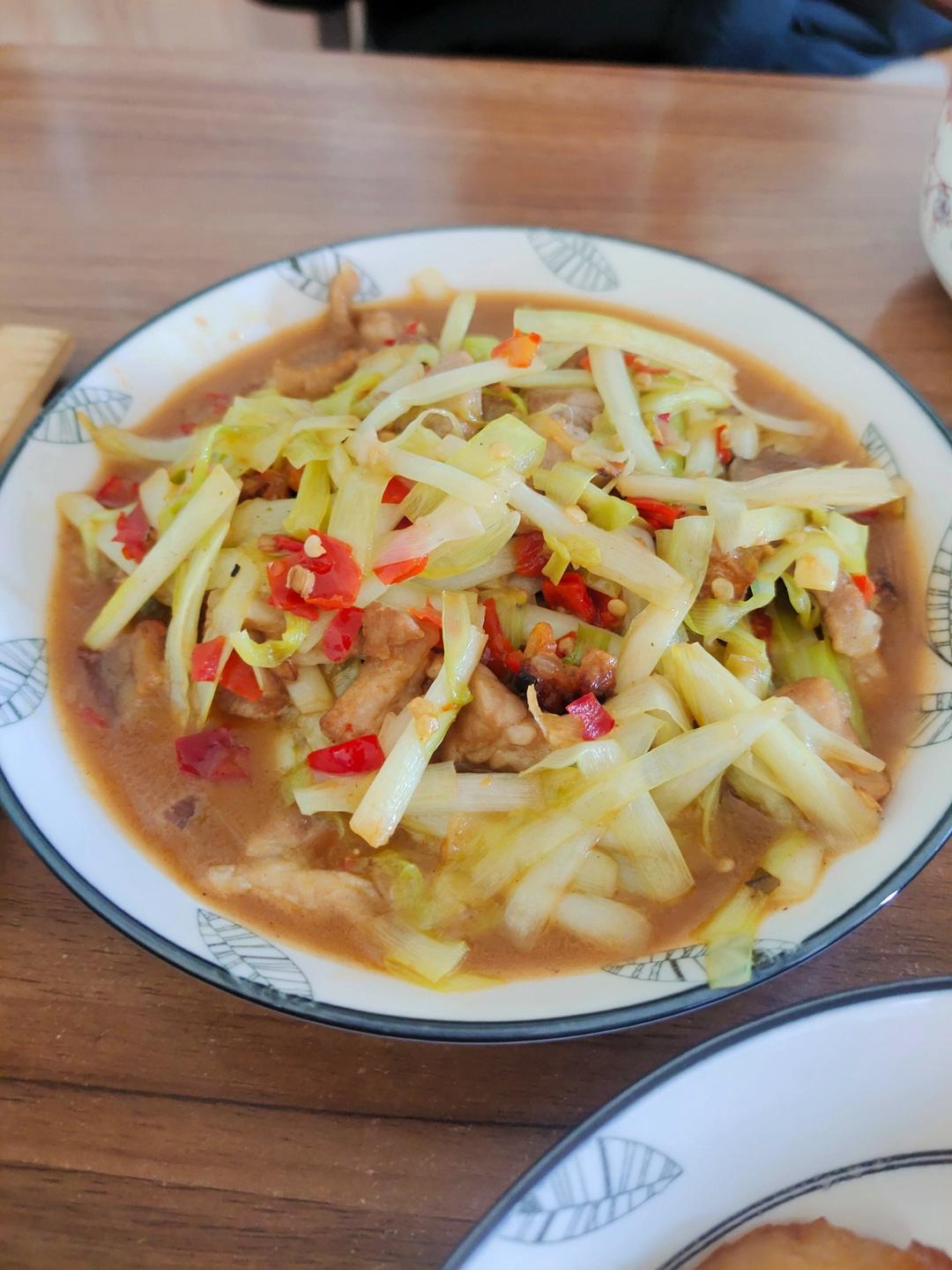 最好吃的韭黄炒肉