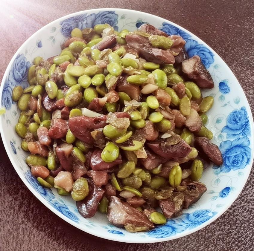 毛豆菱角米